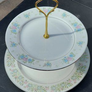 Vintage 2-Tier Serving Dish